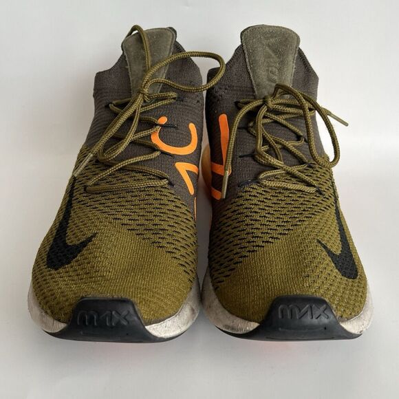 Nike Air Max 270 Flyknit Sneakers Shoes Olive Flak Size 12 Gym‎ Sports Workout main image 7